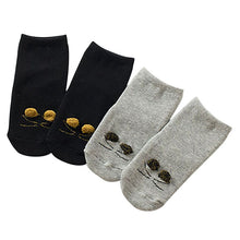 Warm Infant 0-4Y Baby Girl Boy Socks Cat Cotton Anti-slip Knee High Socks