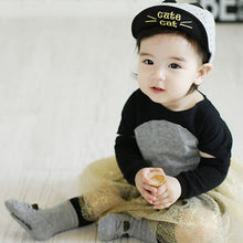 Warm Infant 0-4Y Baby Girl Boy Socks Cat Cotton Anti-slip Knee High Socks