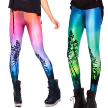 Women 3D Printed Leggings Stretchy Jeggings Pencil Pants Trousers Joggers 15 Patterns 1PY