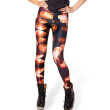 Women 3D Printed Leggings Stretchy Jeggings Pencil Pants Trousers Joggers 15 Patterns 1PY