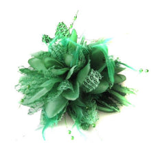 Women Ladies Flower Feather Bead Corsage Hair Clips Fascinator Bridal Hairband Brooch Pin