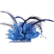 Women Ladies Flower Feather Bead Corsage Hair Clips Fascinator Bridal Hairband Brooch Pin