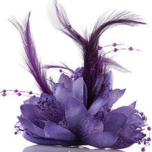 Women Ladies Flower Feather Bead Corsage Hair Clips Fascinator Bridal Hairband Brooch Pin