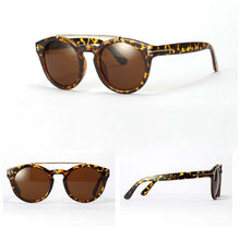 Womens Retro Dual Bridge Full Rim Sunglasses Metal Frame Eyeglasses Brand Designer Goggles