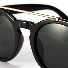 Womens Retro Dual Bridge Full Rim Sunglasses Metal Frame Eyeglasses Brand Designer Goggles