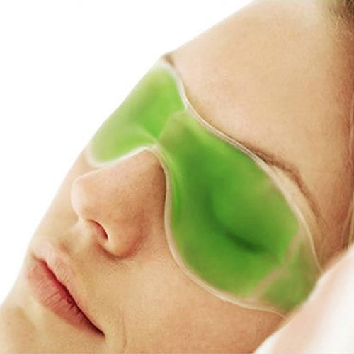 Ice Compress Gel Eye Care Eye Shield Sleep Mask Eyeshade Sleeping Mask Blindfold Mascara Dark Circles Removal De Dormir