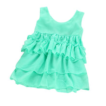 Infants Baby Girls Chiffon Tutu Ruffle Dress Princess Vest Dresses Clothes