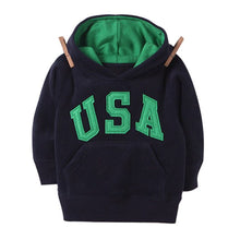 Kids Baby Boys Letter Printrd Hoodies Hooded Chunky Sweatshirt S Coat 2-6Y