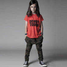 Kids Baby Cotton Cross Pattern Bottoms Harem Pants Boys Girls Punk Rock Trousers 2-6Years