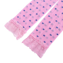 Kids Girl Velvet Leggings Flower Print 3/4 Length Legging Baby Girls Pants Clothes Gift