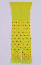 Kids Girl Velvet Leggings Flower Print 3/4 Length Legging Baby Girls Pants Clothes Gift