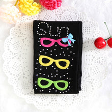 Kids Girls Eyeglasses Pattern Tights Stretch Pantyhose Baby Stockings 2-7Y