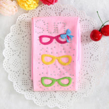 Kids Girls Eyeglasses Pattern Tights Stretch Pantyhose Baby Stockings 2-7Y