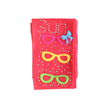 Kids Girls Eyeglasses Pattern Tights Stretch Pantyhose Baby Stockings 2-7Y