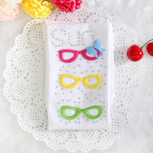 Kids Girls Eyeglasses Pattern Tights Stretch Pantyhose Baby Stockings 2-7Y