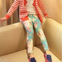 Kids Leggings For Girls  Girl Floral Skinny Pencil Pants Children Pants  Cotton