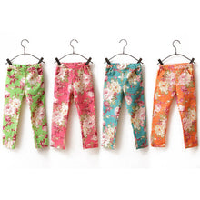 Kids Leggings For Girls  Girl Floral Skinny Pencil Pants Children Pants  Cotton