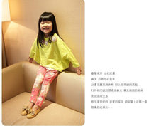 Kids Leggings For Girls  Girl Floral Skinny Pencil Pants Children Pants  Cotton