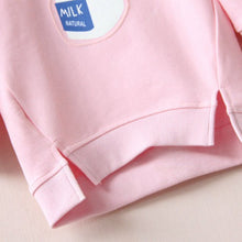 Kids Toddler Bottle Printed Warm Tops Sweatshirt Girls Pullover Coat Baby Children Jacket