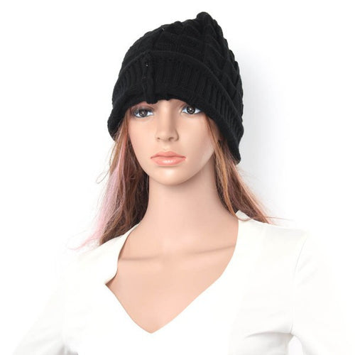 Knitted Warm Hats for Men Women Baggy Beanies Over Hat Ski Slouchy Chic Caps Skullies