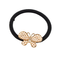 Korean Star Pearl Crystal Rhinestone Flower Headband Ponytail Holder Hair Rope Band Hairband