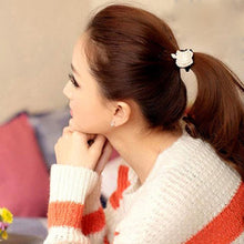 Korean Star Pearl Crystal Rhinestone Flower Headband Ponytail Holder Hair Rope Band Hairband