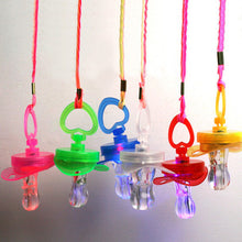 LED Flashing Baby Chupeta Pacifier Whistle Party Supplies Funny Toy Survival Tool Flash Glow Sticks Bar