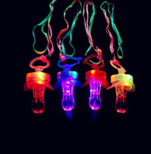 LED Flashing Baby Chupeta Pacifier Whistle Party Supplies Funny Toy Survival Tool Flash Glow Sticks Bar