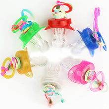 LED Flashing Baby Chupeta Pacifier Whistle Party Supplies Funny Toy Survival Tool Flash Glow Sticks Bar