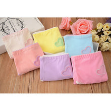 Ladies Cute Heart Shaped Panties Lovely Sexy Hollow Out Pink Underwear Women Low Waist Panties Cotton Briefs PY3