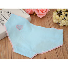Ladies Cute Heart Shaped Panties Lovely Sexy Hollow Out Pink Underwear Women Low Waist Panties Cotton Briefs PY3