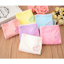 Ladies Cute Heart Shaped Panties Lovely Sexy Hollow Out Pink Underwear Women Low Waist Panties Cotton Briefs PY3