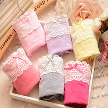 Ladies Women's Multi-color Bowknot Briefs Lace Panties Knickers Soft Underpants LY5