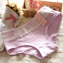 Ladies Women's Multi-color Bowknot Briefs Lace Panties Knickers Soft Underpants LY5