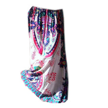 Lady Floral Print Maxi Elastic Waist Long Skirt Long Pleated Maxi Dress  Women P16