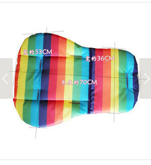 Liner Car Seat Pad Waterproof Padding Pram Rainbow Baby Kids Stroller Cushion Accessories