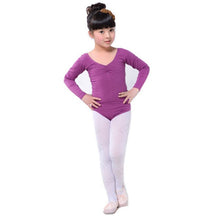 Long Sleeve Leotard Costume Girls Kid Ballet Dance Gymnastics Skating Dancewear L-4XL