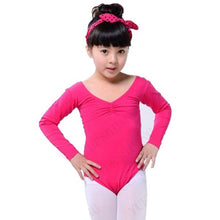 Long Sleeve Leotard Costume Girls Kid Ballet Dance Gymnastics Skating Dancewear L-4XL