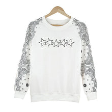 Long Sleeve Women Sweatshirt Pullover Warm Tops Outwear White Blouse
