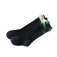 Lovely Baby 1-5 Y Toddler Girls Kids Cute Knee High Length Socks Organza Bow On LY5