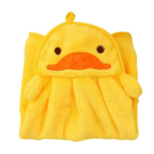 Lovely Cartoon Children Hand Dry Towel Kids Kitchen Bathroom Kid Soft Plush Fabric Hang Towels