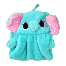 Lovely Cartoon Children Hand Dry Towel Kids Kitchen Bathroom Kid Soft Plush Fabric Hang Towels