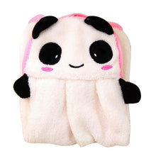 Lovely Cartoon Children Hand Dry Towel Kids Kitchen Bathroom Kid Soft Plush Fabric Hang Towels
