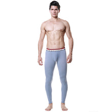 Men Modal Long Johns Breath Mesh Thermal Pants Trousers Underwear Leggings
