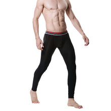 Men Modal Long Johns Breath Mesh Thermal Pants Trousers Underwear Leggings