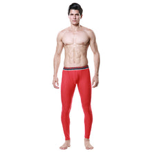 Men Modal Long Johns Breath Mesh Thermal Pants Trousers Underwear Leggings