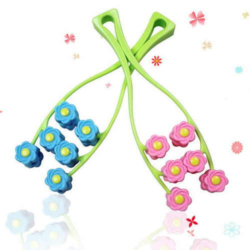 Massager Roller Slimming Face Flower Type Elastic Facial Massage Face-Lift Relaxation Massagem
