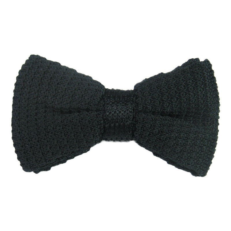 Men Boy Tied Knit Bow Tuxedo Classic Clip On Necktie Jacquard Bow Tie Pre-Tied