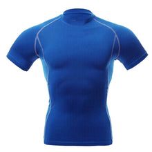 Men Compression Skin Under Base Layer Tops Tight Short Sleeve Jersey T-Shirt