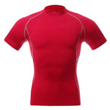 Men Compression Skin Under Base Layer Tops Tight Short Sleeve Jersey T-Shirt